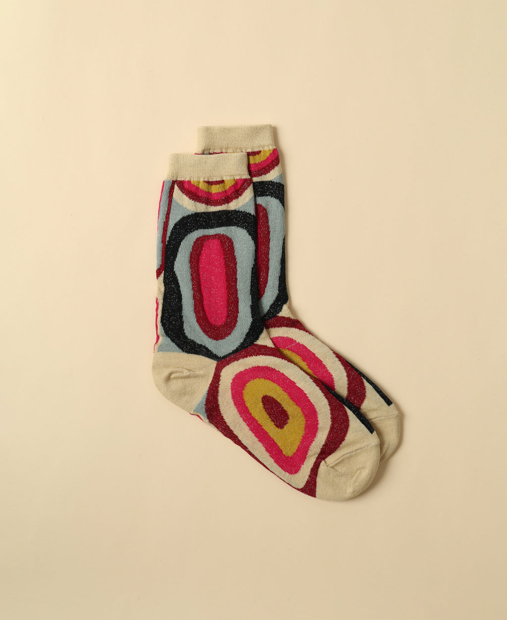 Women's Abstractionist Sheer Socks – Somatchi